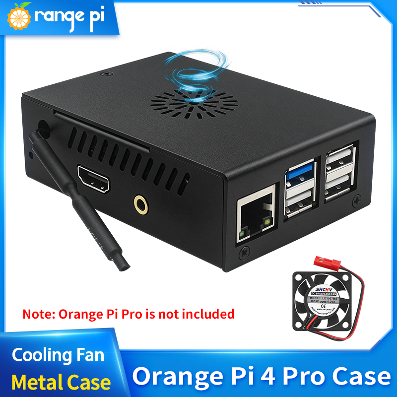 Pi Cooler - Orange Pi 4 Pro Metalen Behuizing