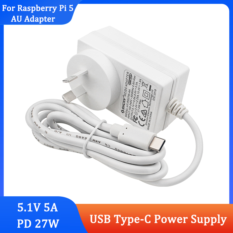 Pi Power Supply - Raspberry Pi 5 Pd 27W Voeding