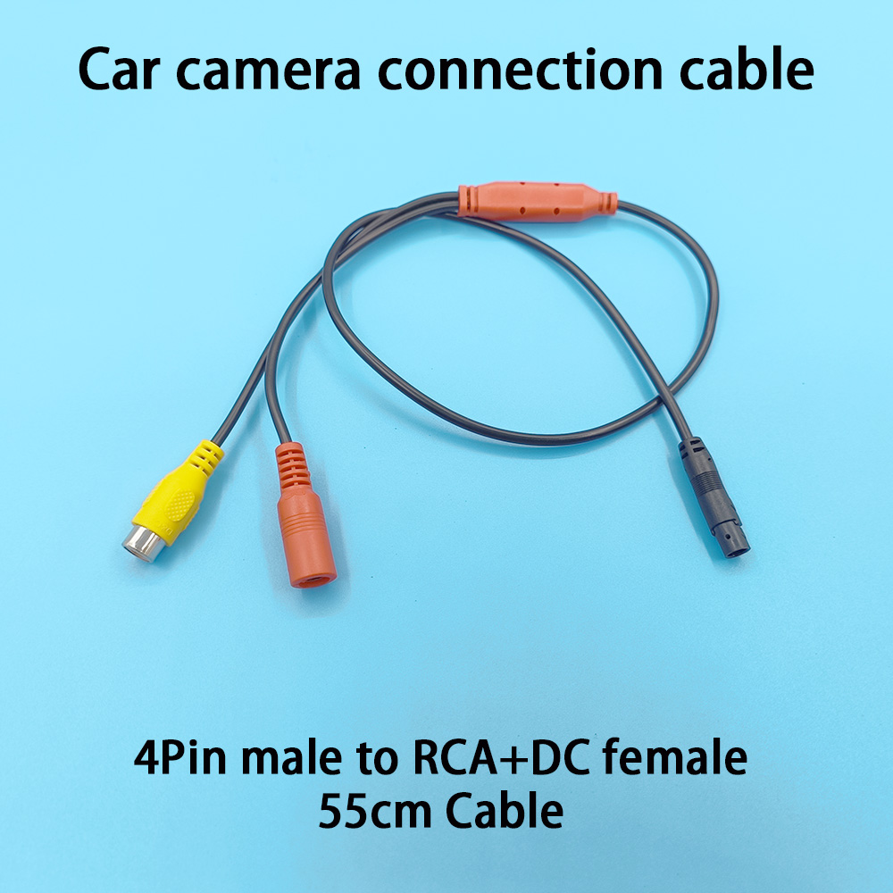 Pi Camera Cable - Autokabel 4-pins mannelijk naar RCA video-voeding