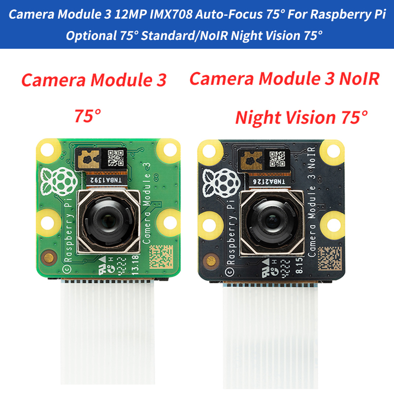 Pi Camera Module - Cameramodule 3 camera 12 MP MX708-sensor