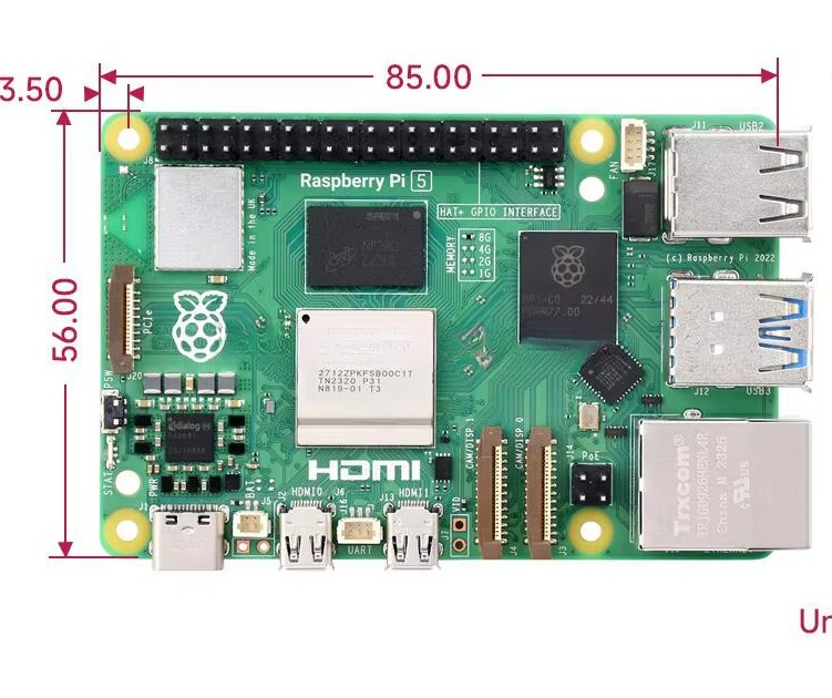 Raspberry Pi 5 - De Raspberry Pi 5 beschikt over