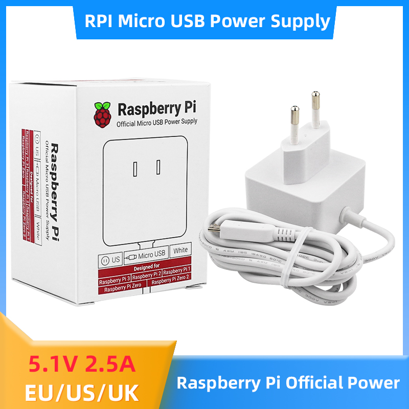 Raspberry pi 12.5w voeding 5.1 - Pi Power Supply recensie en prijs