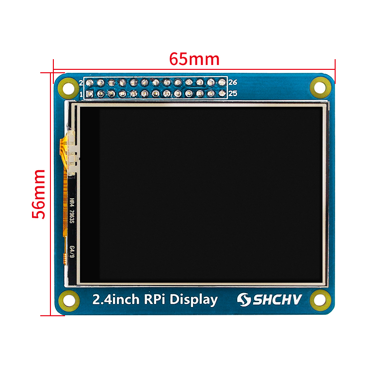 SHCHV 2,4 inch touchscreen voo - Pi 5 Case recensie en prijs