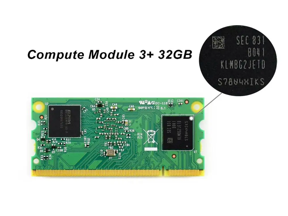 Raspberry Pi Compute Module 3+ - Raspberry Pi recensie en prijs