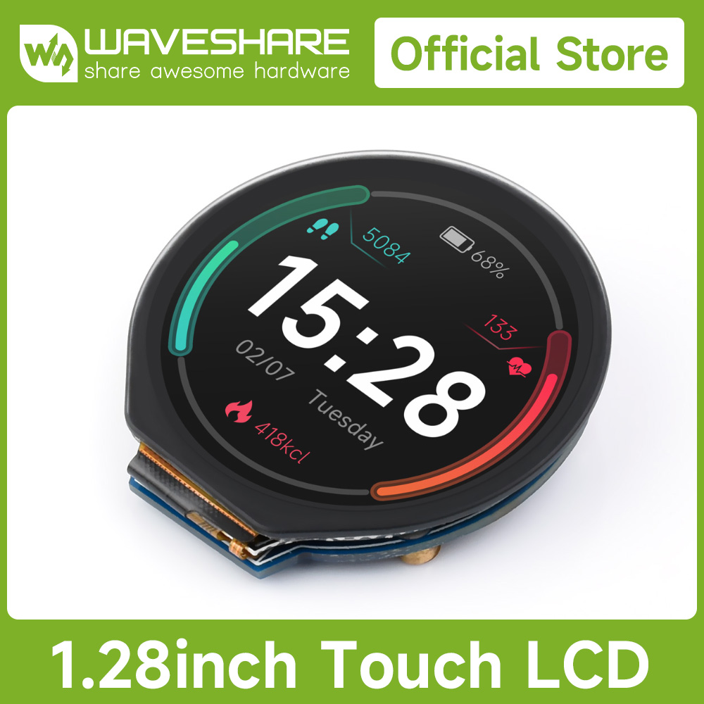 Waveshare 1,28 inch ronde LCD- - Pi Display recensie en prijs
