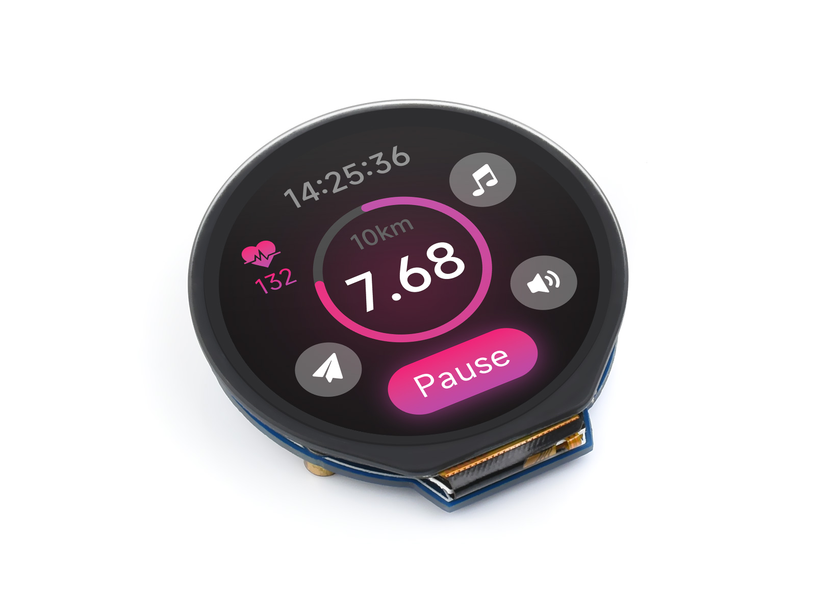 Waveshare 1,28 inch ronde LCD- - Pi Display recensie en prijs