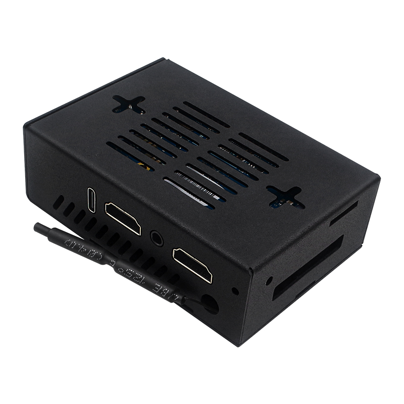 Oranje Pi 5 Pro Case Metalen O - Pi 5 Case recensie en prijs