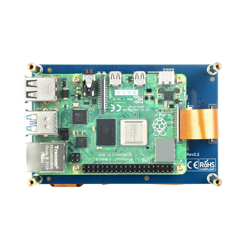 Raspberry Pi 4,3 inch DSI-sche - Pi 5 Case recensie en prijs