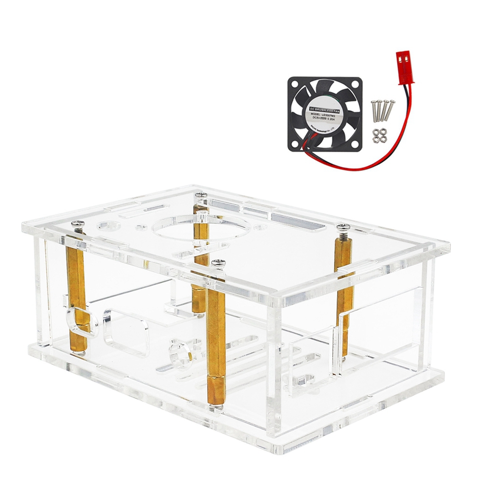 ABFN-Acryl Behuizing Met Koelv - Pi 4 Case recensie en prijs