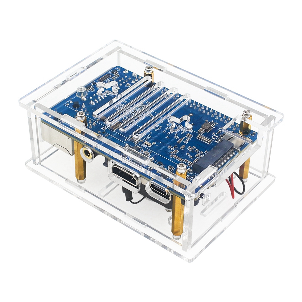 ABFN-Acryl Behuizing Met Koelv - Pi 4 Case recensie en prijs