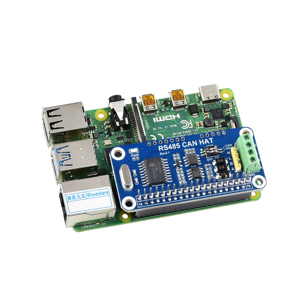 Waveshare RS485 CAN HAT voor R - Pi Zero recensie en prijs