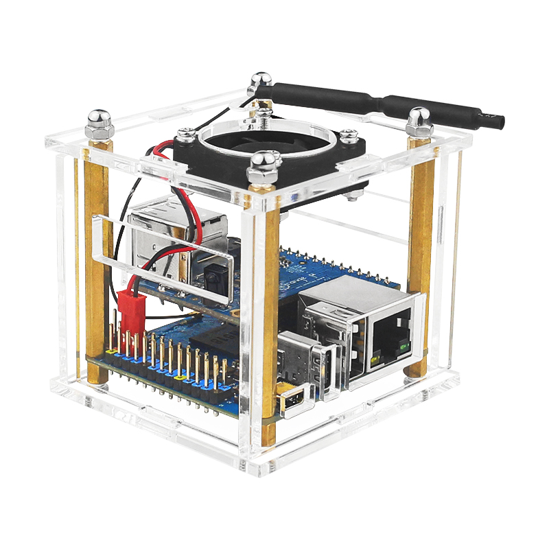Orange Pi Zero 3 Acrylbehuizin - Pi Cooler recensie en prijs