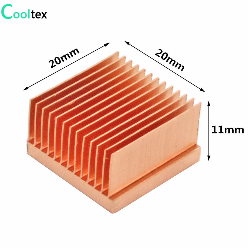 DIY Zuiver Koper Heatsink Skiv - Pi Cooler recensie en prijs