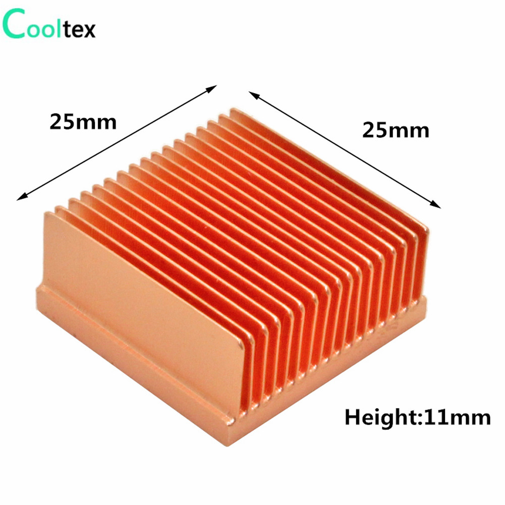 DIY Zuiver Koper Heatsink Skiv - Pi Cooler recensie en prijs