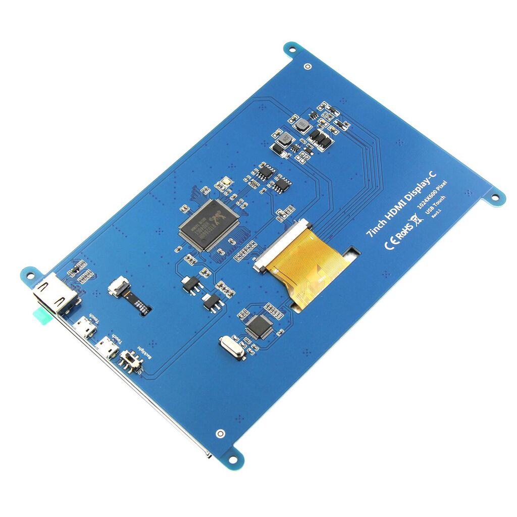 7-inch LCD HDMI-scherm HD IPS  - Pi Display recensie en prijs