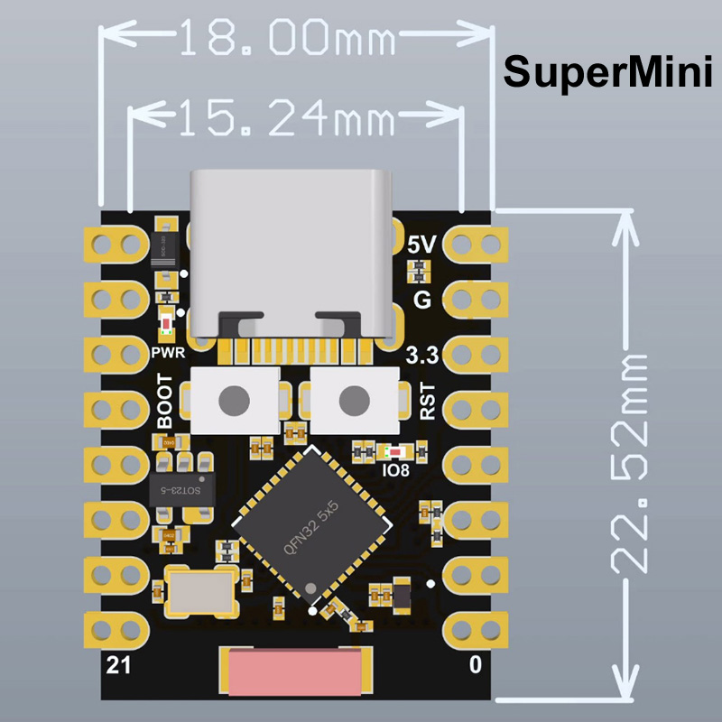 ESP32-S3 Supermini Pro MINI on - Arduino Kit recensie en prijs