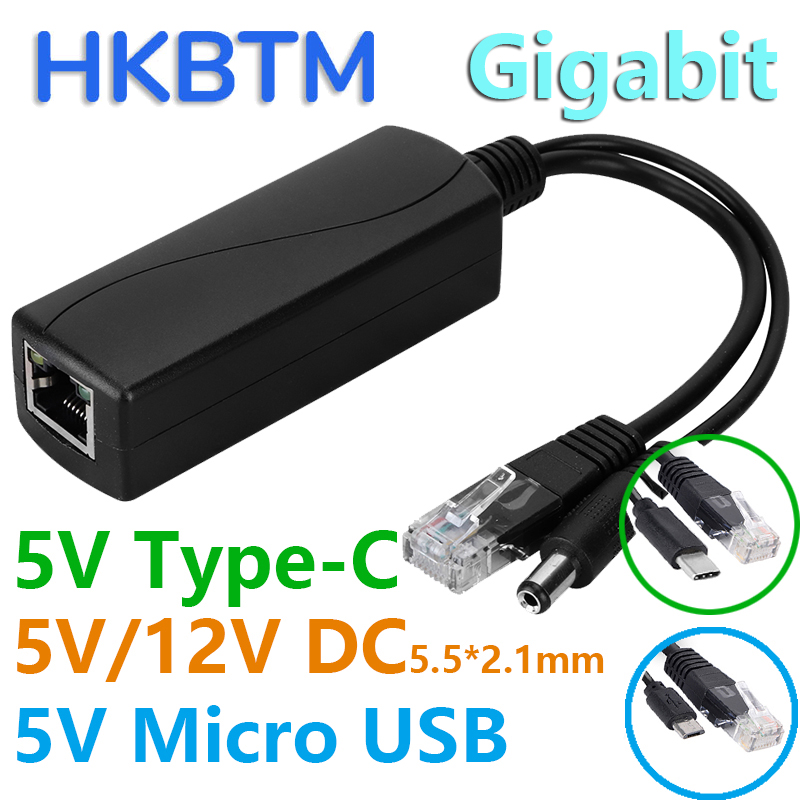 HKBTM Gigabit PoE-splitter voo - Pi Camera Cable recensie en prijs