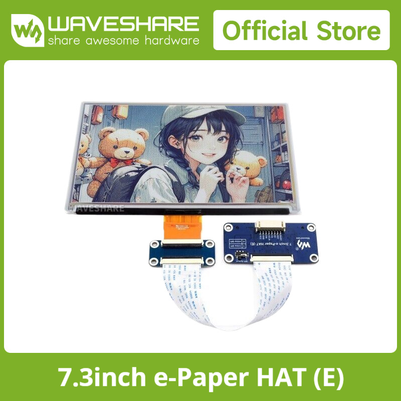 Waveshare 7,3 inch 6-kleuren E - Pi Display recensie en prijs