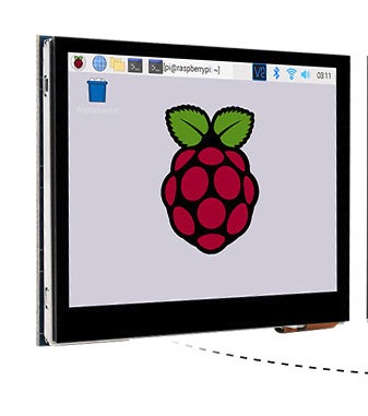 3,5 inch capacitief touchscree - Raspberry Pi recensie en prijs