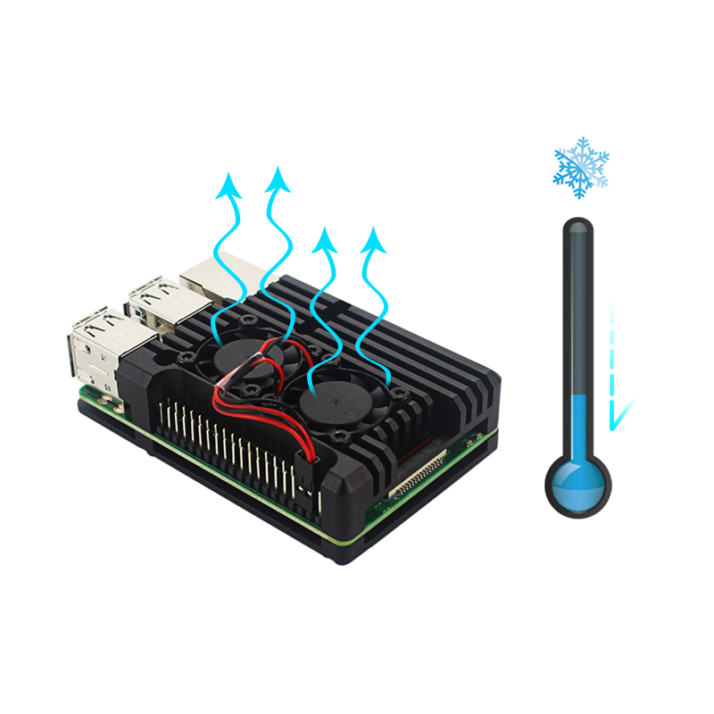 Raspberry Pi 3B+ 3B aluminium  - Pi Cooler recensie en prijs